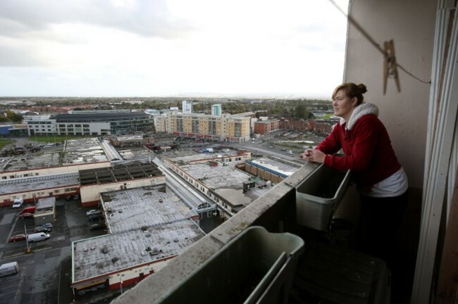 Ballymun resident prepares to leave