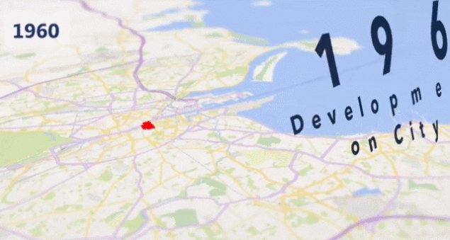 Map Of Dublin 1960 This Is How Dublin's Cityscape Has Changed - And What's In Store For The  Future