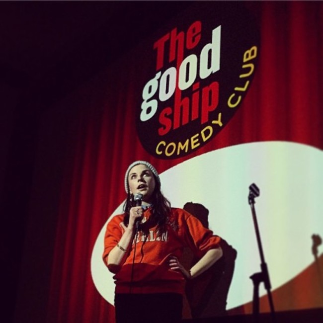 Last night I drank Guinness and laughed at people. @weemissbea #aislingbea #thegoodship #kilburn #comedy #london