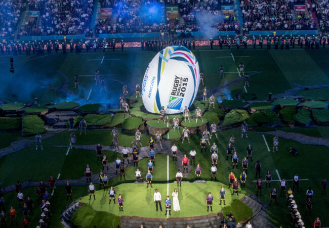 A general view of the opening ceremony