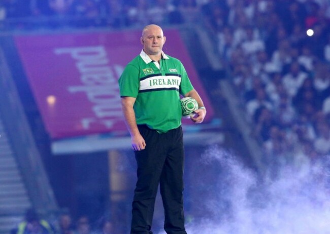 John Hayes at the opening ceremony