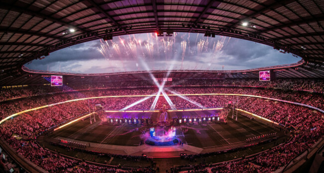 A general view of the opening ceremony