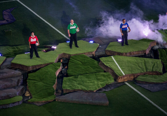 John Hayes at the opening ceremony
