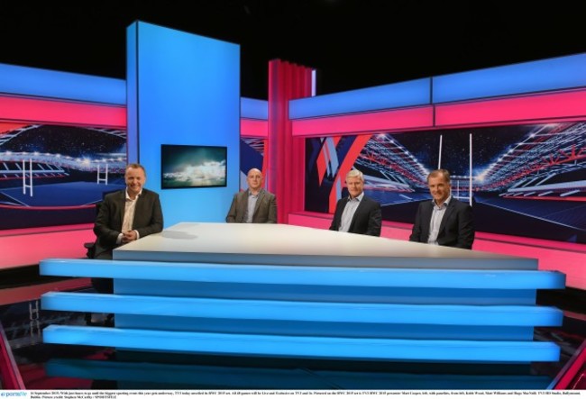 TV3 Unveils its RWC 2015 HD set along with Rugby World Cup Panellists