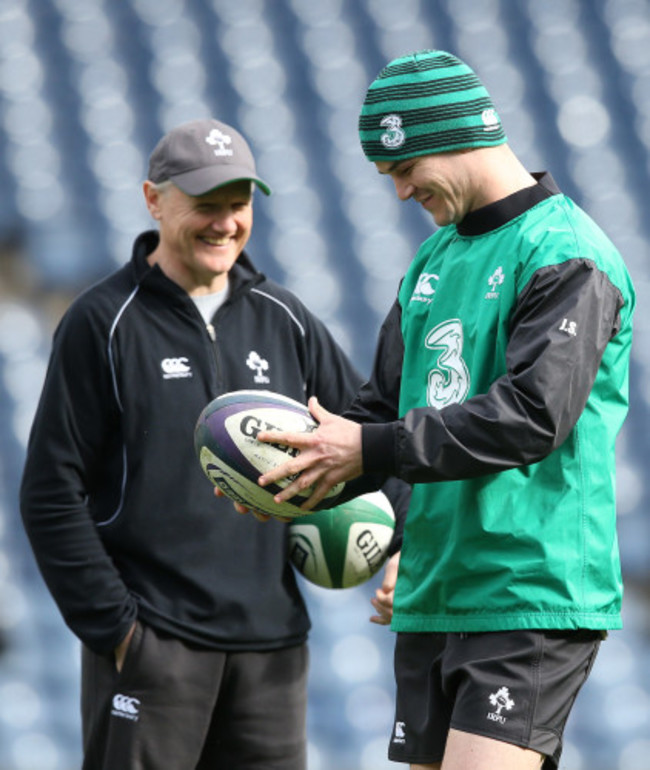 Joe Schmidt and Jonathan Sexton