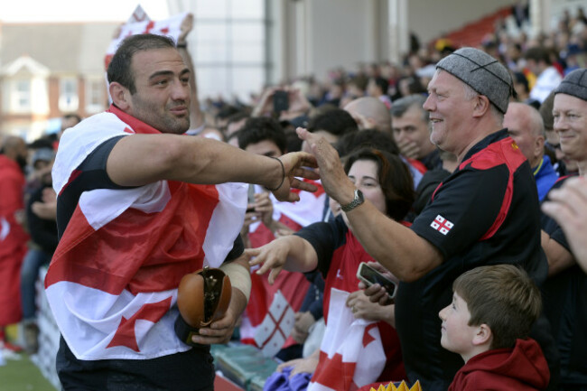 Rugby Union - Rugby World Cup 2015 - Pool C - Tonga v Georgia - Kingsholm