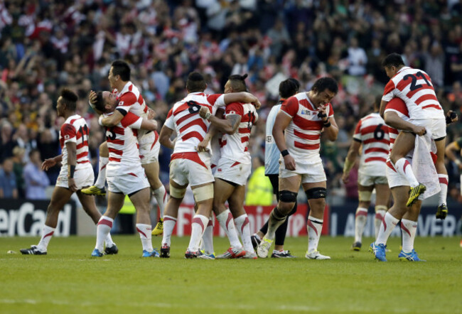 Britain Rugby WCup South Africa Japan