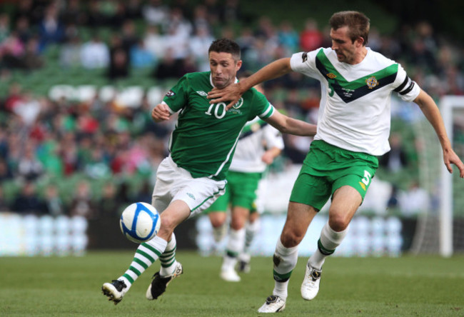 Robbie Keane and Gareth McAuley