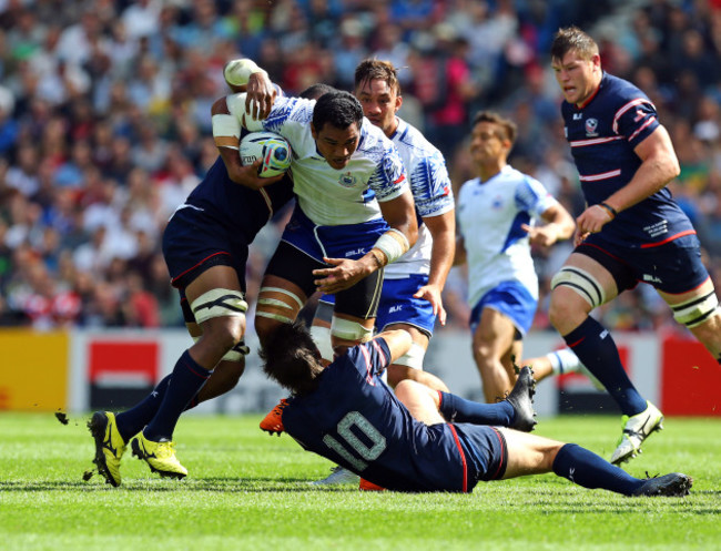 Rugby Union - Rugby World Cup 2015 - Pool B - Samoa v USA - Brighton Community Stadium