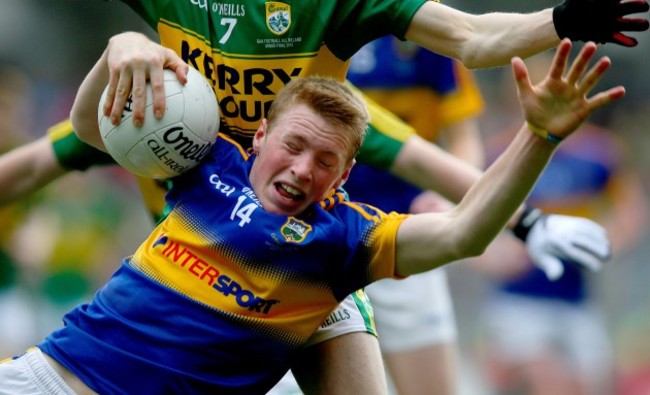 Brian McGrath tackled