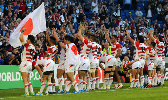 Rugby Union - Rugby World Cup 2015 - Pool B - South Africa v Japan - Brighton Community Stadium