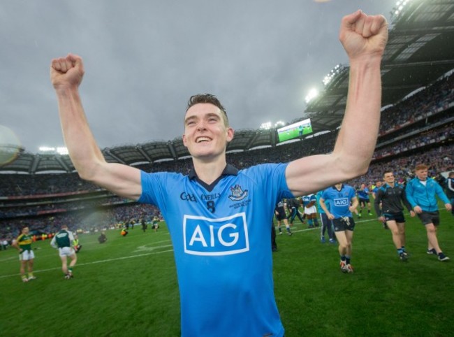 Brian Fenton celebrates