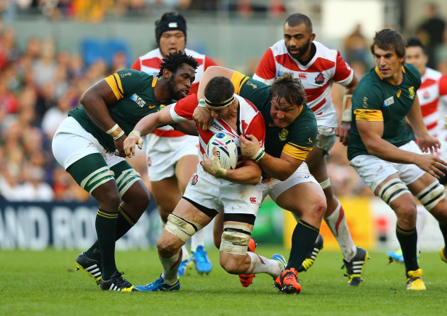 Rugby Union - Rugby World Cup 2015 - Pool B - South Africa v Japan - Brighton Community Stadium