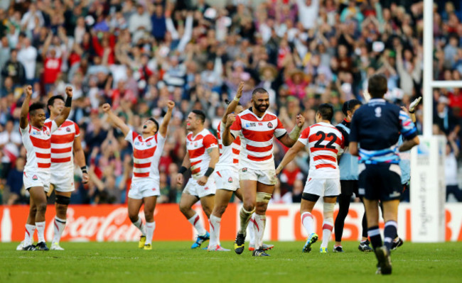 Rugby Union -  Rugby World Cup 2015 - Pool B - South Africa v Japan - Brighton Community Stadium