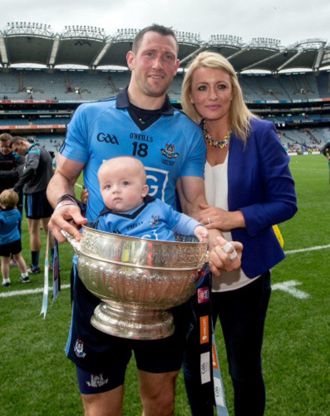 Denis Bastick with his son Aidan