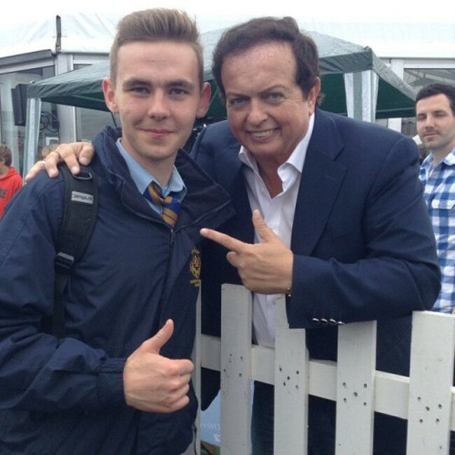 Me and Marty #ploughing2014 #craic #GAA #RTE