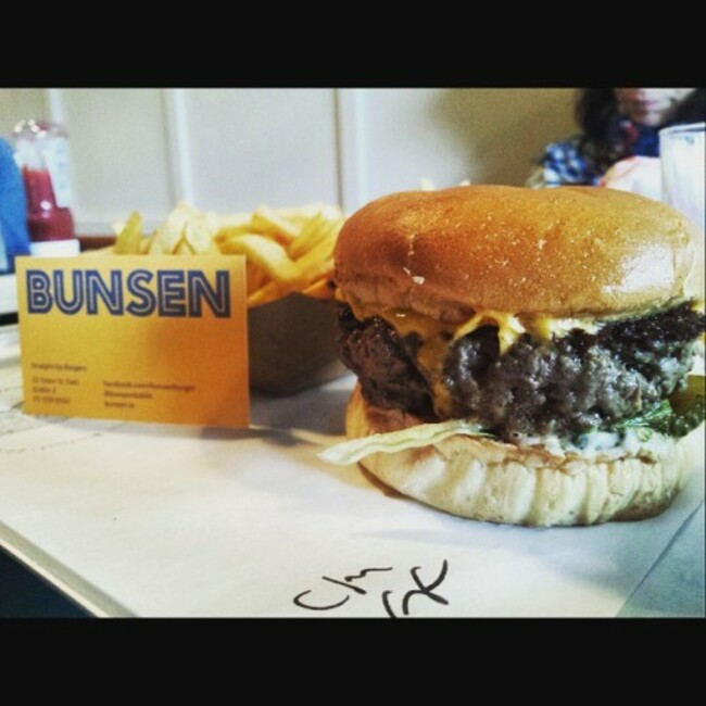 The best burguer in #Dublin.