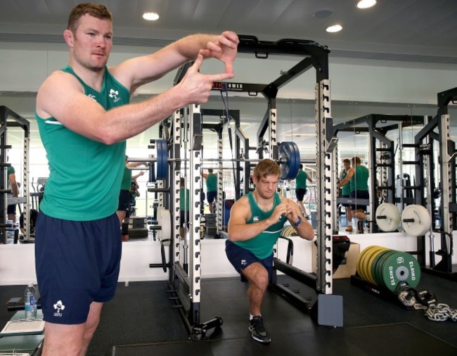 Donnacha Ryan and Chris Healy