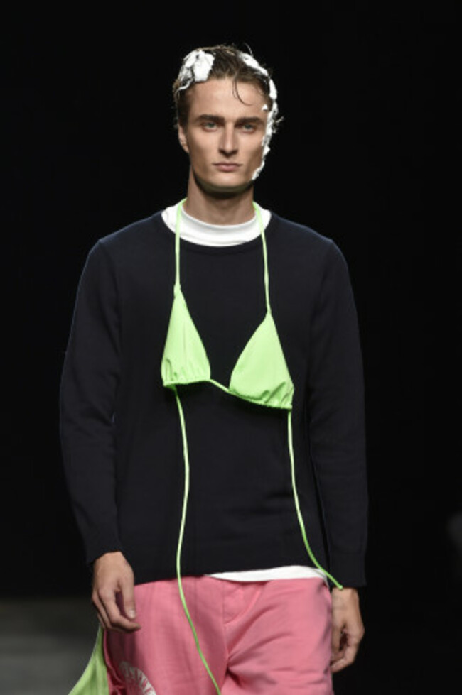 Christopher Shannon Catwalk - London Collections: Men 2015