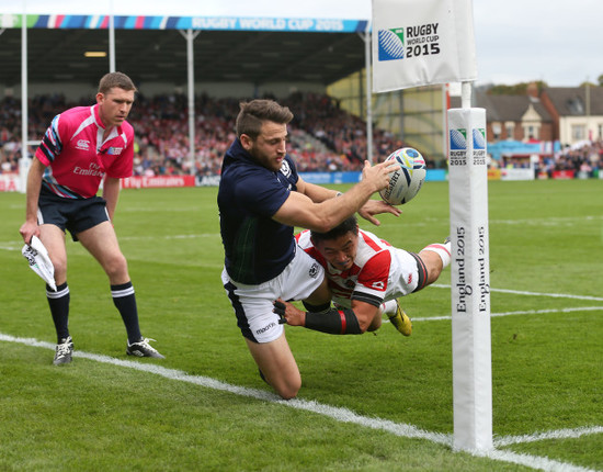 Rugby Union - Rugby World Cup 2015 - Pool B - Scotland v Japan - Kingsholm Stadium