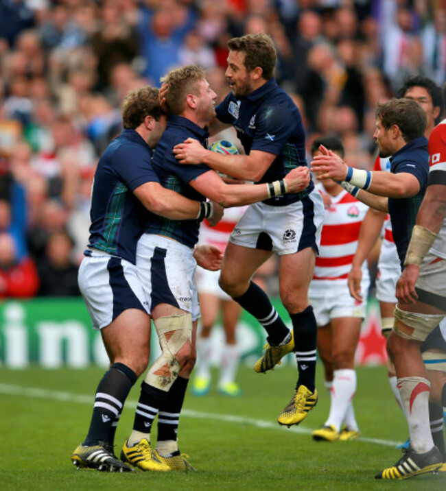 Rugby Union - Rugby World Cup 2015 - Pool B - Scotland v Japan - Kingsholm Stadium