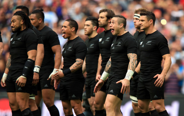Rugby Union -  Rugby World Cup 2015 - Pool A - New Zealand v Argentina - Wembley Stadium