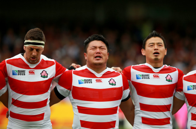 Rugby Union - Rugby World Cup 2015 - Pool B - Scotland v Japan - Kingsholm Stadium