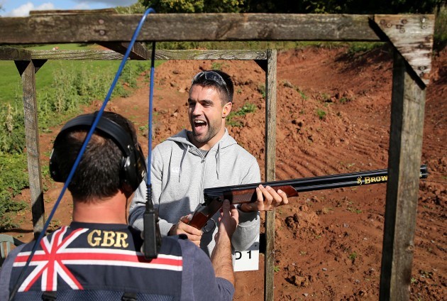 Conor Murray clay pigeon shooting