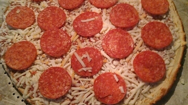 Am I the only one around here that organizes the pepperoni on my frozen pizza before putting it in the oven?