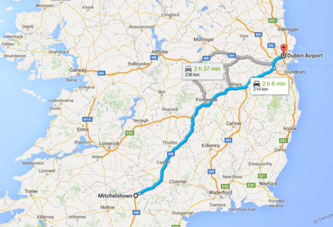 Mitchelstown to Cork