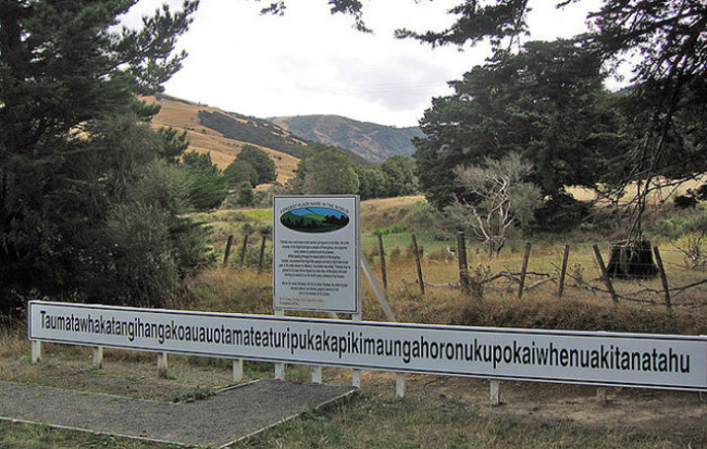 A Small Hill in New Zealand with a Biiiiiiiiiiiiiiiggggg Name!