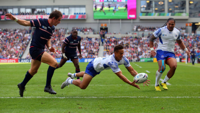 Rugby Union - Rugby World Cup 2015 - Pool B - Samoa v USA - Brighton Community Stadium