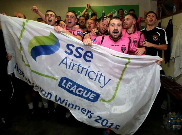 Wexford Youths celebrate winning promotion