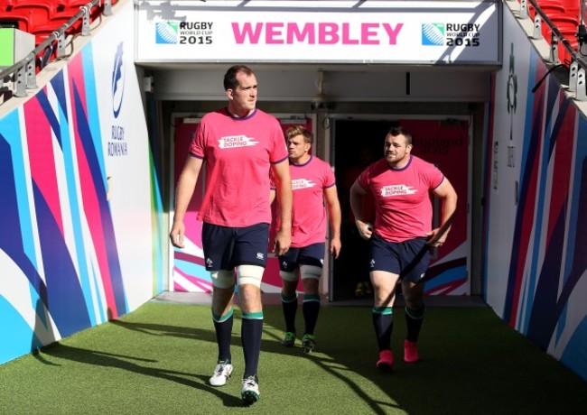 Devin Toner, Jordi Murphy and Cian Healy