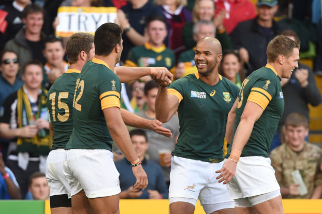 Rugby Union - Rugby World Cup 2015 - Pool B - South Africa v Samoa - Villa Park