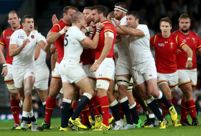 Mike Brown and Sam Warburton