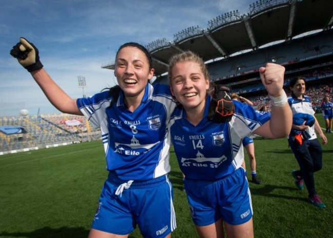 Louise Ryan and Sinead Ryan celebrate