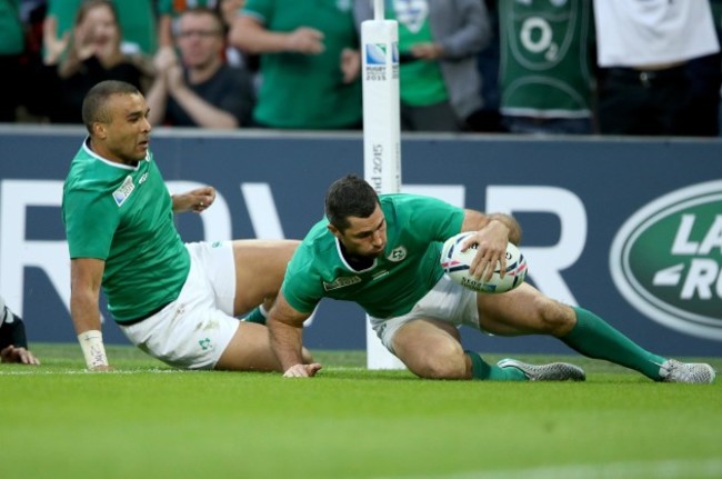 Rob Kearney scores their fifth try