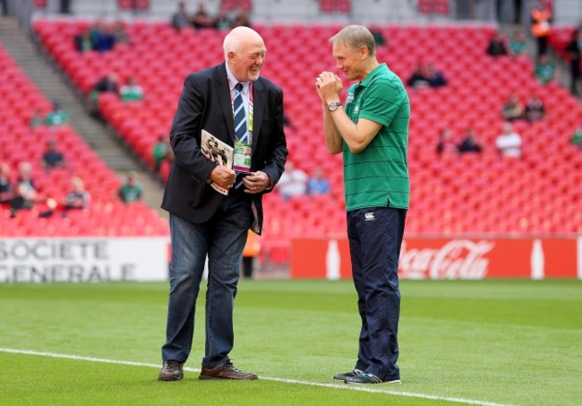 Joe Schmidt and Lynn Howells