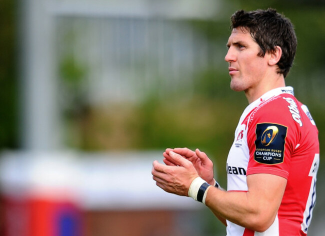 James Hook dejected after the game