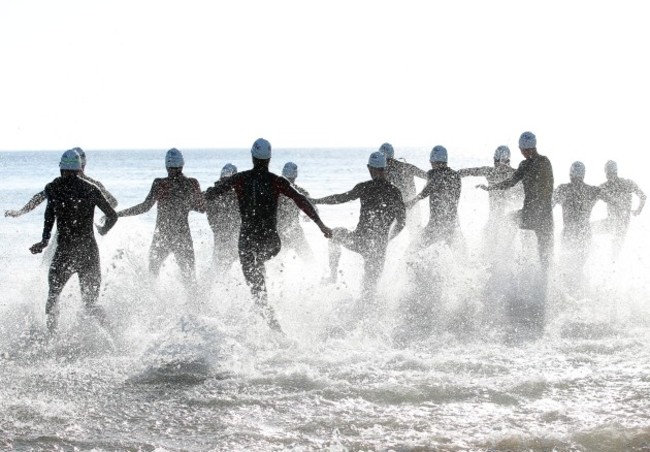 The start of the Category 1 Super series Male race