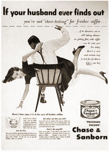chase-and-sanborn-1952-this-ad-makes-light-of-domestic-violence