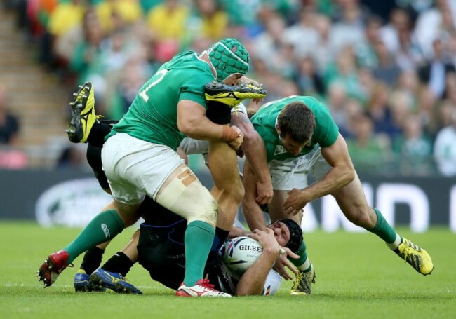 Richardt Strauss and Jared Payne with Ovidiu Tonita