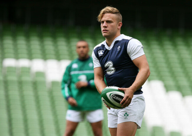 Rugby Union - Rugby World Cup 2015 Warm Up - Ireland v Scotland - Ireland Captains Run - Aviva Stadium