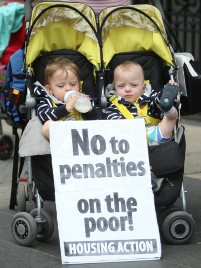 24/6/2014.The Housing Action Group Protests