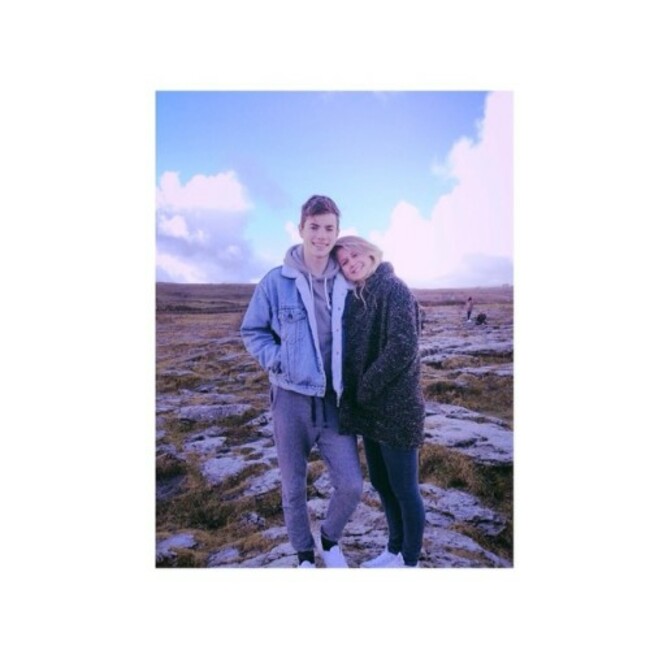 The Burren with my tourist.