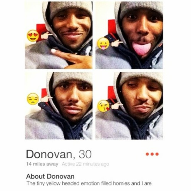 Donovan and his emoji homies. Which one's your fav face ?