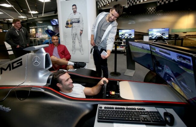 Dave Kearney, Conor Murray and Simon Zebo
