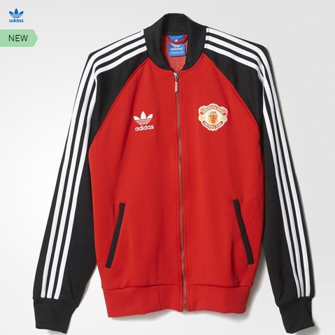 man utd tracksuit tops