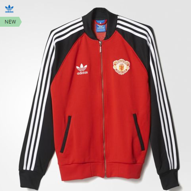 MUFC retro tracksuit top